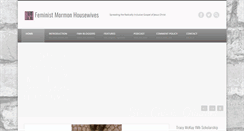 Desktop Screenshot of feministmormonhousewives.org