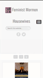 Mobile Screenshot of feministmormonhousewives.org