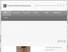 Tablet Screenshot of feministmormonhousewives.org